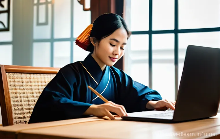 인터랙티브 학습 콘텐츠 - **Gamified Learning Journey in Vietnam:**
    A vibrant, cinematic image featuring a young Vietnames...